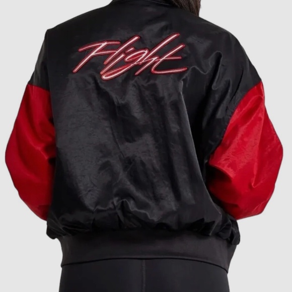NWOT - Nike Jordan Flight Renegade Flight Bomber Jacket Women's Size Medium NEW - Picture 1 of 7